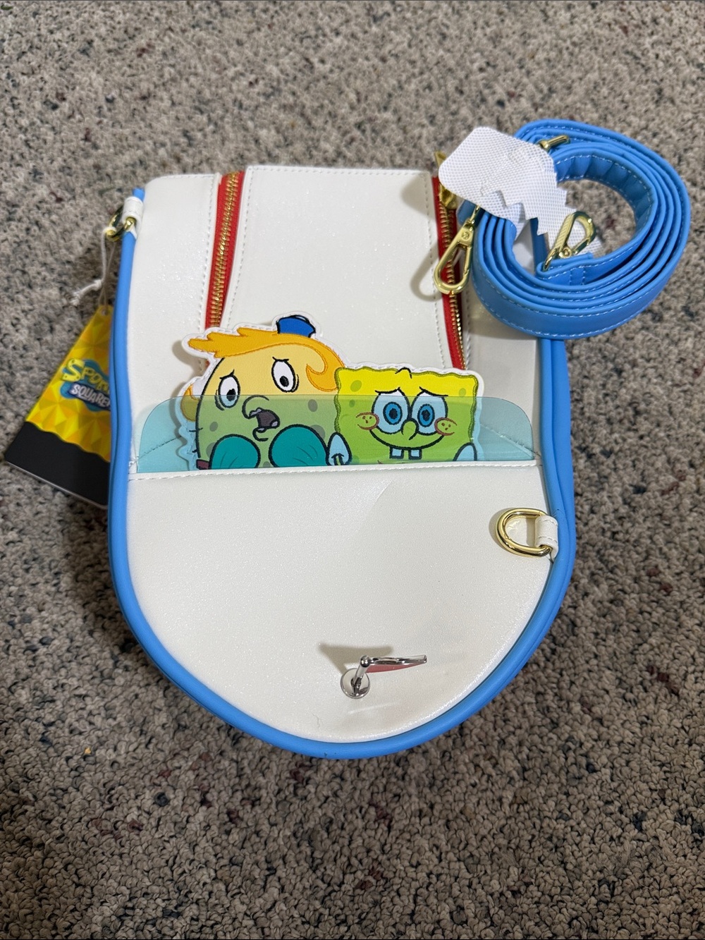 Loungefly SpongeBob SquarePants 25th Anniversary Mrs Puff Boatmobile Crossbody